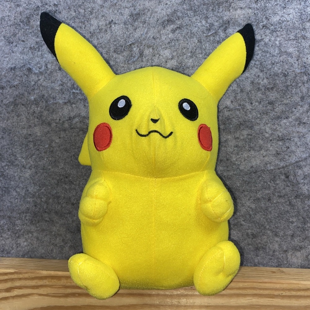 Pokémon Pikachu Plush 10" Stuffed Animal 2022 Nintendo Plushy Toy